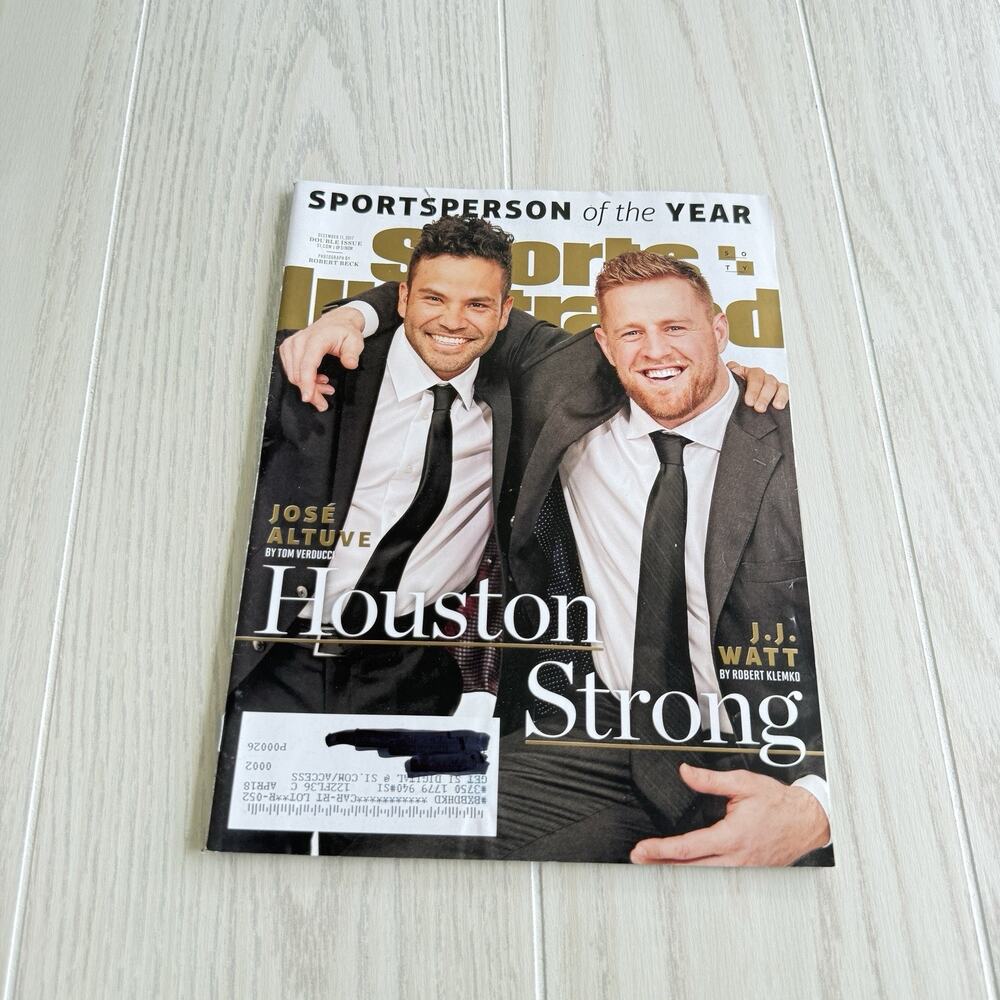 Sports Illustrated Sportsperson of the Year Houston Strong December 11, 2017